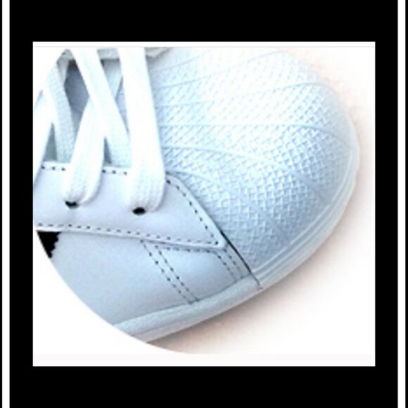 New Adidas Originals Superstar Genuine Leather Fashion Sneakers/Athletic/Tennis - Picture 10 of 14